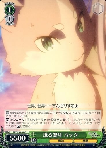 [C] RZ/SE35-34 迸る怒り パック