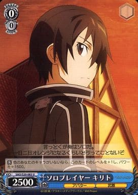 [U] SAO/S20-083 ソロプレイヤー キリト