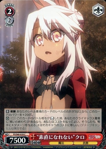 [C] PI/S40-039 “素直になれない”クロ
