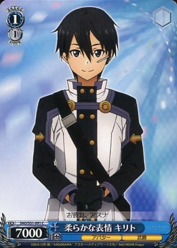 [C] SAO/S51-091 柔らかな表情 キリト