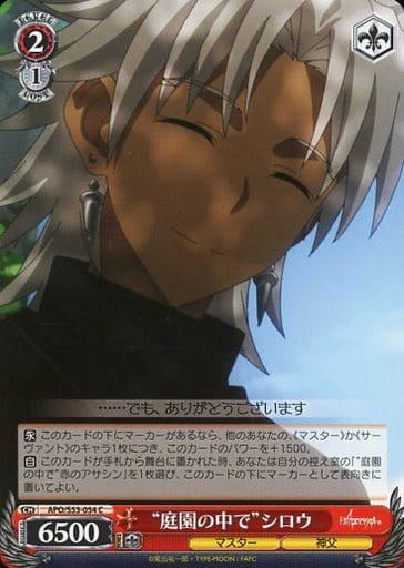 [C] APO/S53-054 “庭園の中で”シロウ