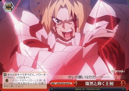 [CR] APO/S53-059 燦然と輝く王剣