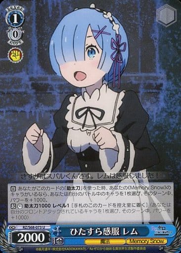 [U] RZ/S68-073 ひたすら感服 レム