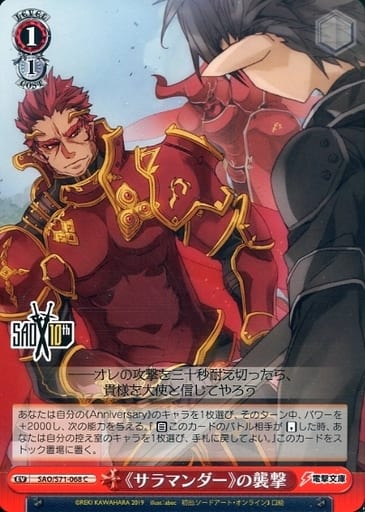 [C] SAO/S71-068 《サラマンダー》の襲撃