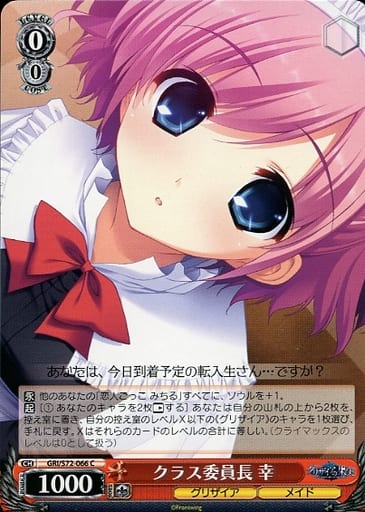 [C] GRI/S72-066 クラス委員長 幸