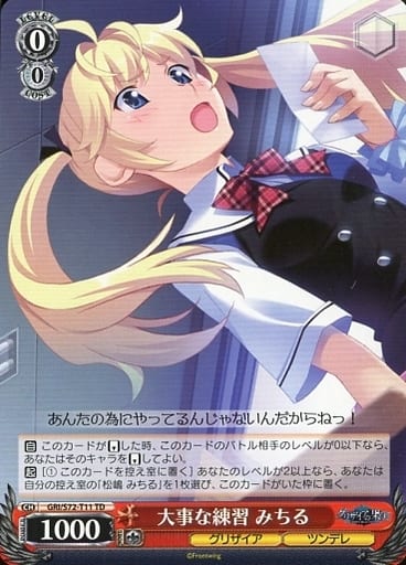 [TD] GRI/S72-T11 大事な練習 みちる