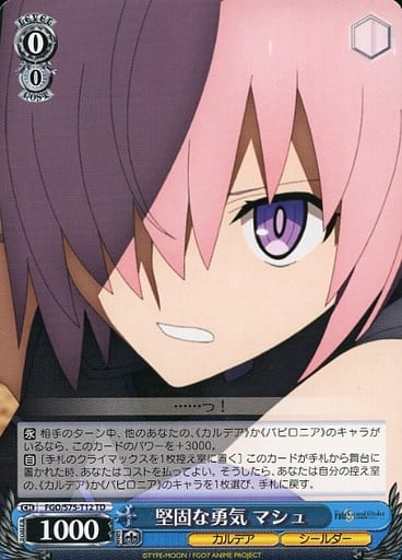 [TD] FGO/S75-T12 堅固な勇気 マシュ