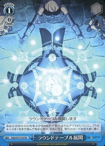 [TD] FGO/S75-T19 ラウンドテーブル展開
