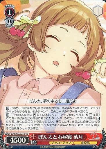 [SR] DCT/S86-061S ぽん太とお昼寝 葉月