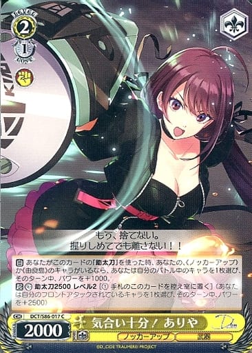 [C] DCT/S86-017 気合い十分! ありや