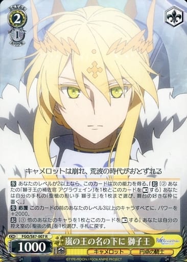 [R] FGO/S87-007 嵐の王の名の下に 獅子王