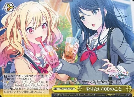 [CC] PJS/S91-029 やりたい100のこと