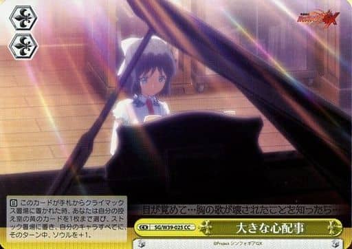 [CC] SG/W39-025 大きな心配事