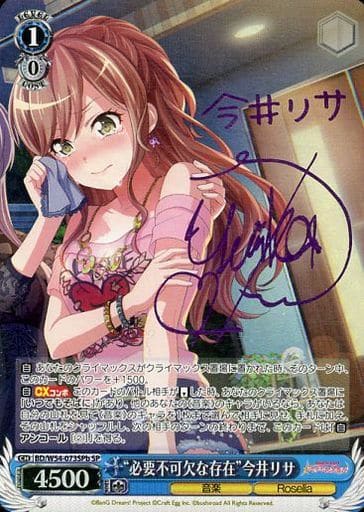 [SP] BD/W54-073SPb “必要不可欠な存在”今井リサ(サイン入り)