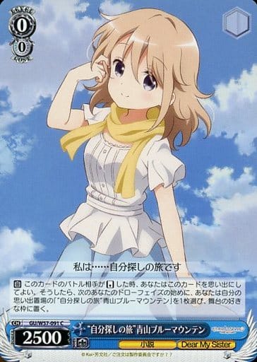 [C] GU/W57-091 “自分探しの旅”青山ブルーマウン...