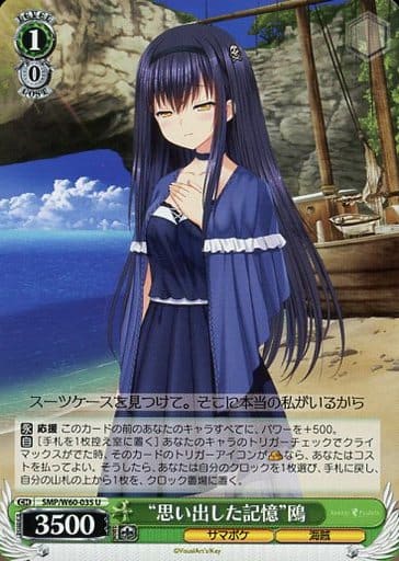 [U] SMP/W60-035 “思い出した記憶”鴎