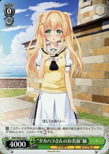 [C] SMP/W60-040 “タカハラさんのお名前”紬