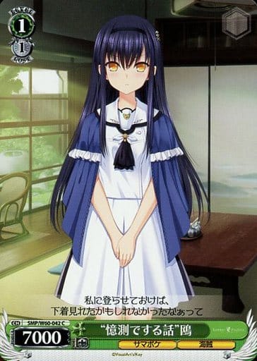 [C] SMP/W60-042 “憶測でする話”鴎