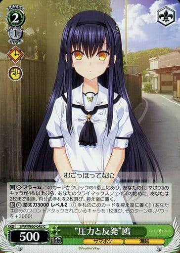 [C] SMP/W60-043 “圧力と反発”鴎