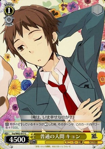 [C] Ssy/W62-017 普通の人間 キョン
