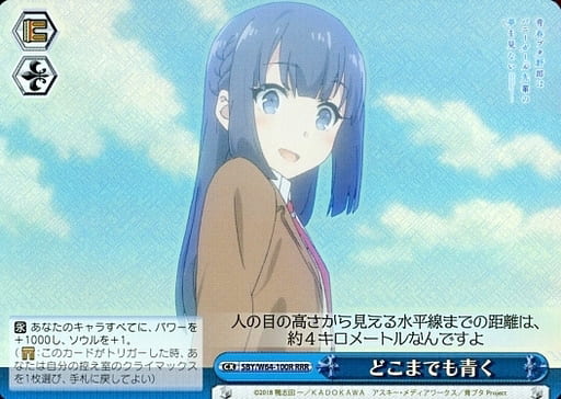 [RRR] SBY/W64-100R どこまでも青く