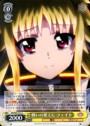 [C] ND/W67-011 戦いの果てに フェイト