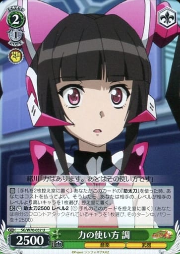 [U] SG/W70-037 力の使い方 調
