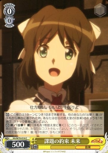 [C] SG/W70-014 課題の約束 未来