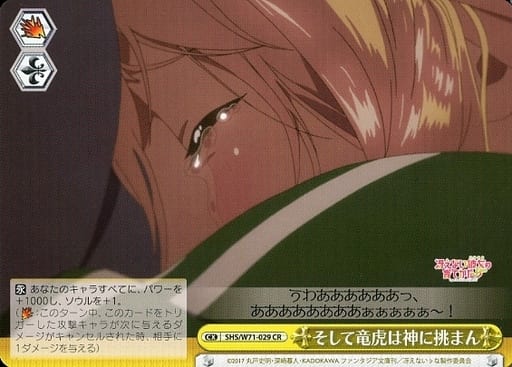 [CR] SHS/W71-029 そして竜虎は神に挑まん