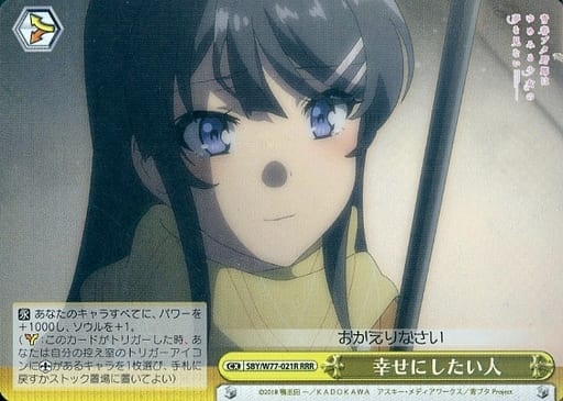 [RRR] SBY/W77-021R 幸せにしたい人