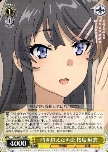 [R] SBY/W77-005 時を超えた再会 桜島 麻衣