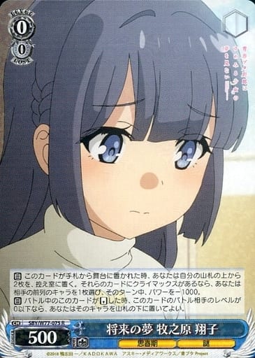 [R] SBY/W77-075 将来の夢 牧之原 翔子