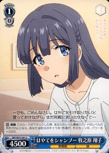 [C] SBY/W77-091 はやてをシャンプー 牧之原 翔子