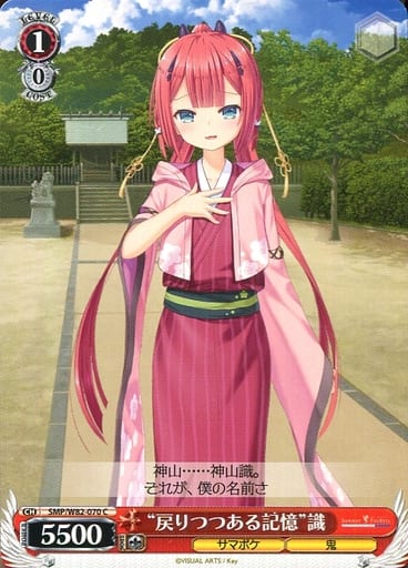 [C] SMP/W82-070 “戻りつつある記憶” 識