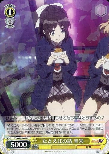 [R] SG/W89-008 たとえばの話 未来