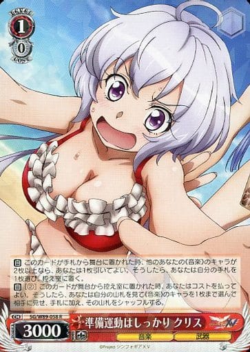 [R] SG/W89-058 準備運動はしっかり クリス