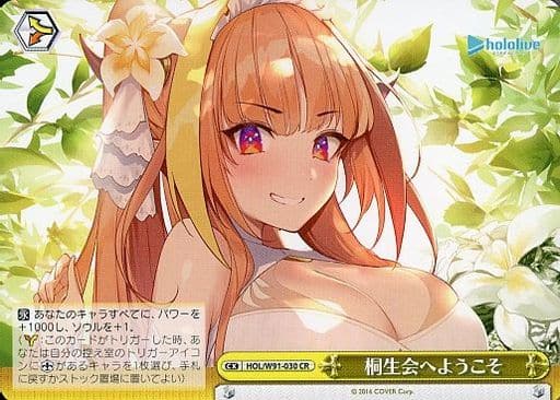 [CR] HOL/W91-030 桐生会へようこそ