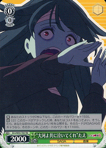 [TD] ZLS/W93-T03 “大河よ共に泣いてくれ”たえ