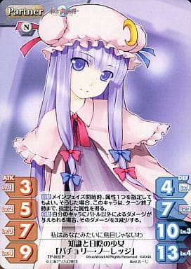 [C] TP-009 知識と日陰の少女「パチュリー・...