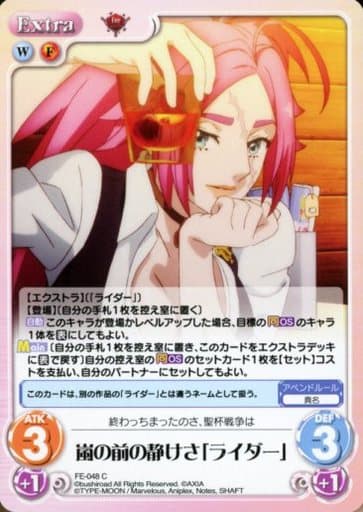 [C] FE-048 嵐の前の静けさ「ライダー」
