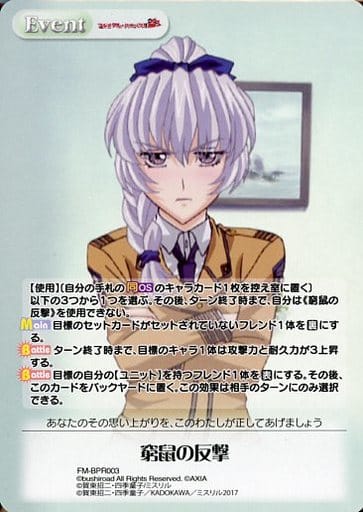 [PR] FM-BPR003 窮鼠の反撃(オーバーフレーム仕様)