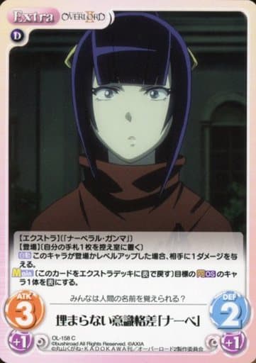[C] OL-158 埋まらない意識格差「ナーベ」