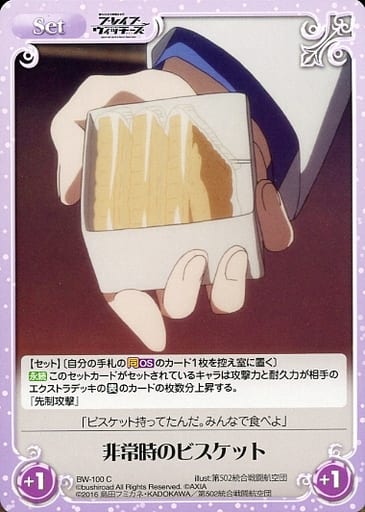 [C] BW-100 非常時のビスケット