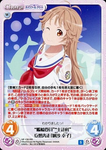 [RR] HF-130 “艦橋要員”“主計科”妄想奔走「納...
