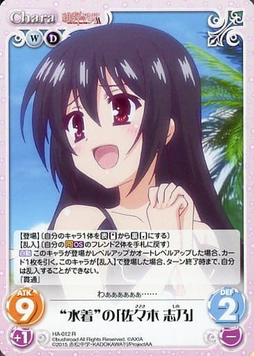 [R] HA-012 “水着”の「佐々木 志乃」
