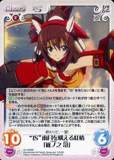 [UD] IS-UD002 “IS”雨月を構える紅椿「篠ノ之 箒」
