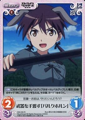 [R] SW-235 武器を手渡す「バルクホルン」