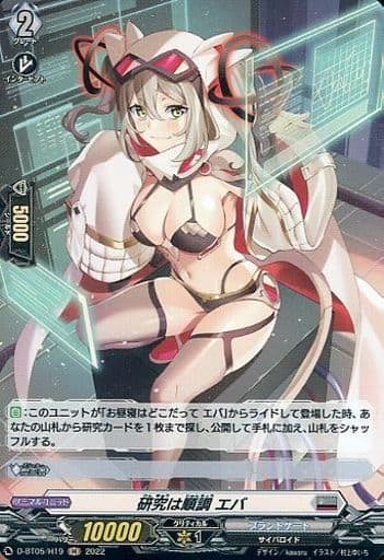 [H] D-BT05/H19 研究は順調 エバ