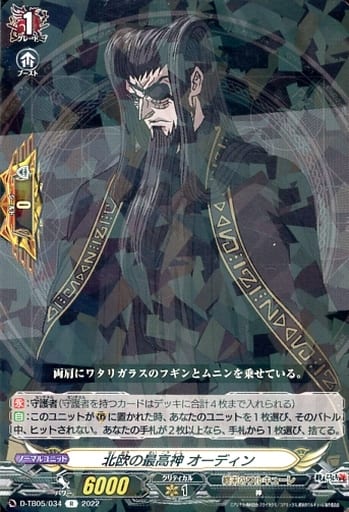 [R] D-TB05/034 北欧の最高神 オーディン