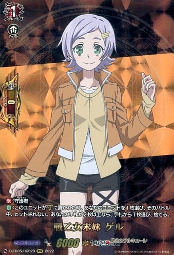 [RGR] D-TB05/RGR29 戦乙女末妹 ゲル